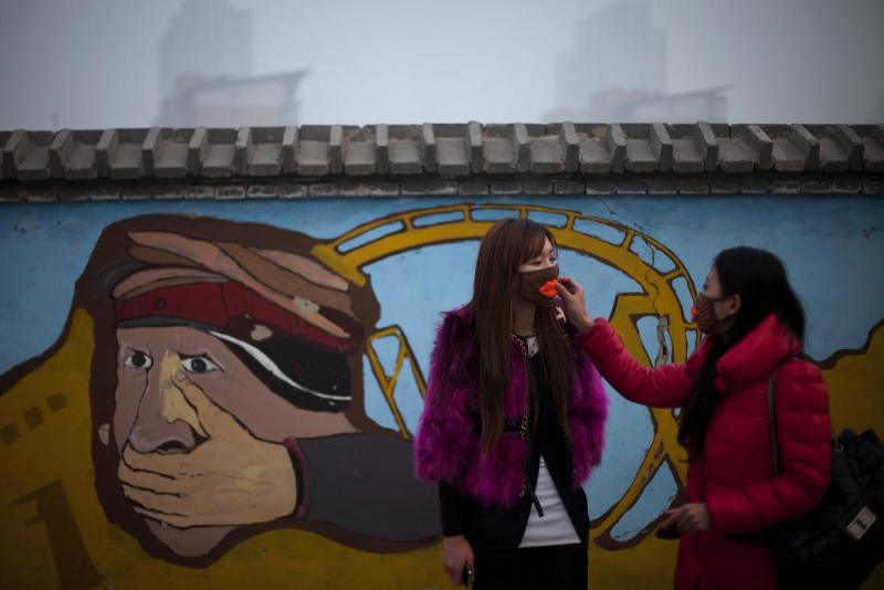 APTOPIX China Air Pollution